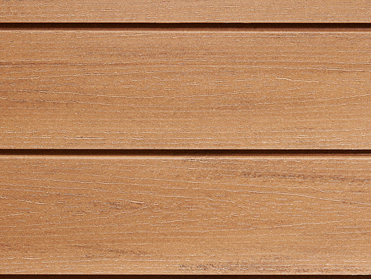 18x152 mm NATURinFORM WPC Fassadenprofil, "Die Gestaltende XXL", mit Holzmaserung, leicht gebürstet, Eichenbraun, Deckmaß: 148mm