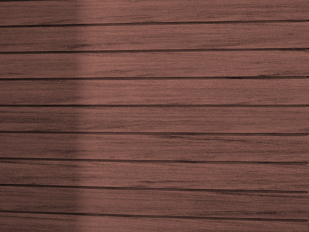 18x152 mm NATURinFORM WPC Fassadenprofil, "Die Gestaltende XXL", mit Holzmaserung, leicht gebürstet, Kastanienbraun, Deckmaß: 148mm