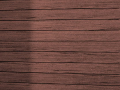 18x152 mm NATURinFORM WPC Fassadenprofil, "Die Gestaltende XXL", mit Holzmaserung, leicht gebürstet, Kastanienbraun, Deckmaß: 148mm