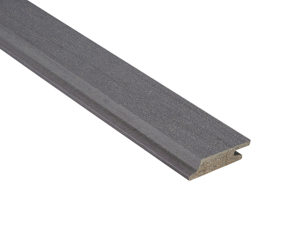 18x70 mm NATURinFORM WPC Fassadenprofil, "Die Gestaltende Exklusiv small" mit Holzmaserung, leicht gebürstet, Basaltgrau, Deckmaß: 66mm