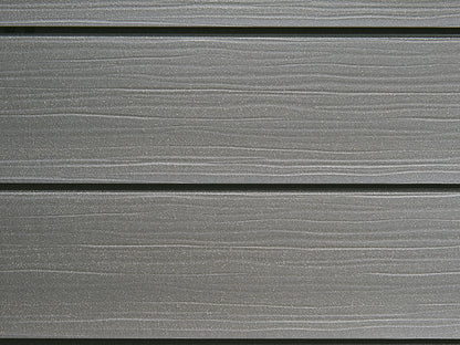 18x152 mm NATURinFORM WPC Fassadenprofil, "Die Gestaltende Exklusiv XXL", einseitig geprägt, matt, Dolomitgrau, Deckmaß: 148mm