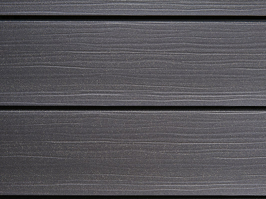 18x152 mm NATURinFORM WPC Fassadenprofil, "Die Gestaltende Exklusiv XXL" einseitig geprägt, matt, Basaltgrau, Deckmaß: 148mm