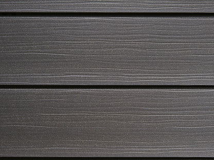 18x152 mm NATURinFORM WPC Fassadenprofil, "Die Gestaltende Exklusiv XXL" einseitig geprägt, matt, Lavagrau, Deckmaß: 148mm