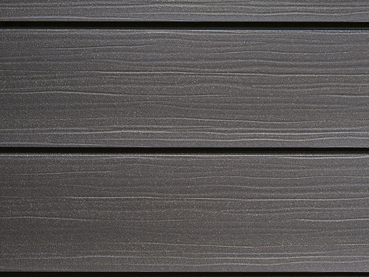 18x152 mm NATURinFORM WPC Fassadenprofil, "Die Gestaltende Exklusiv XXL" einseitig geprägt, matt, Lavagrau, Deckmaß: 148mm