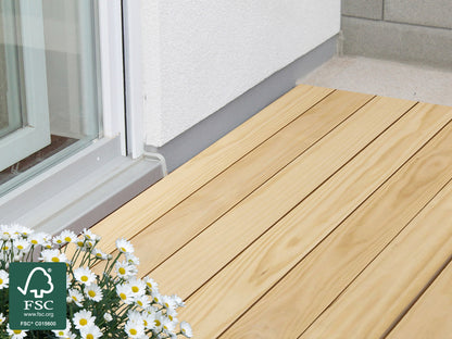 Accoya® Terrassendielen, 21×142mm, A1 KD, glatt/egalisiert – Bild 6