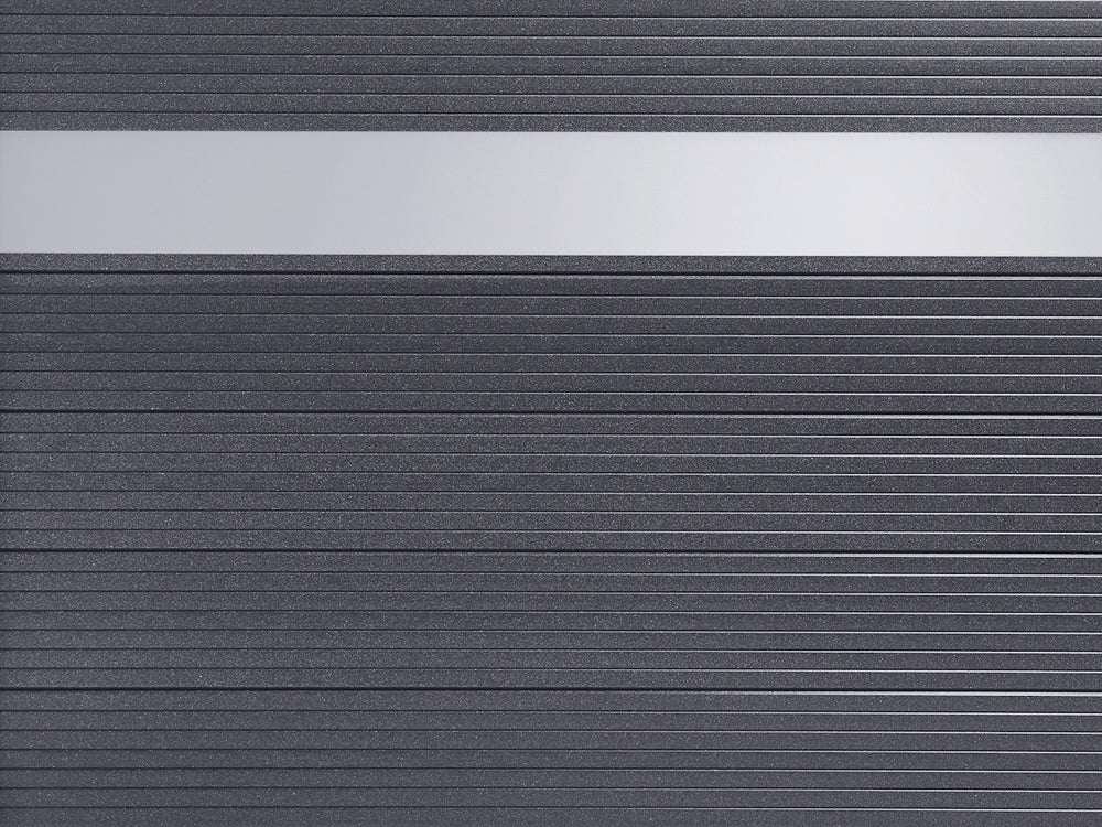 NATURinFORM Fenstermodul aus Acryl, matt, mit passendem Adapterprofil in titangrau