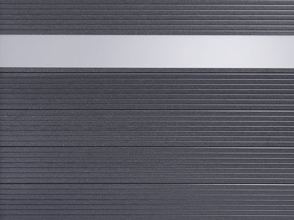 NATURinFORM Fenstermodul aus Acryl, matt, mit passendem Adapterprofil in titangrau