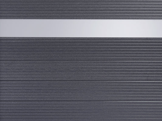 NATURinFORM Fenstermodul aus Acryl, matt, mit passendem Adapterprofil in titangrau