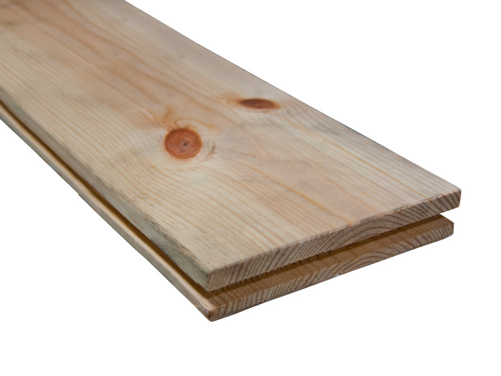 Kiefer Schlossdielen, 27×190mm, Rustikal, rundum Nut & Feder, mit Microfase Deckbreite 180mm