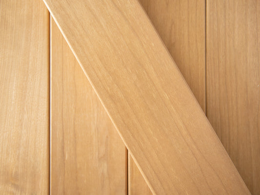 Thermoespe Saunabanklatten, 28x90 mm, unbehandelt, gehobelt