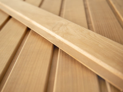Thermoespe Softline-Saunaholz, 15x90 mm, unbehandelt, massiv