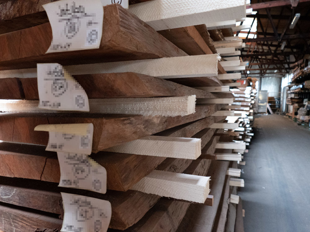 KAHRS Tischplatte Jatoba, 50 mm, KD Rohling