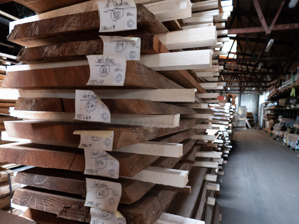 KAHRS Tischplatte Jatoba, 65 mm, KD Rohling