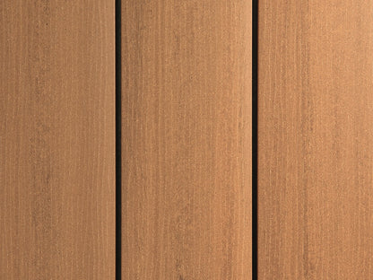 19x140 mm "Die Smarte Naturlinie", WPC, eichenbraun, geprägte Oberfläche, ungebürstet