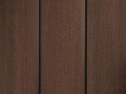 19x140 mm "Die Smarte Naturlinie", WPC, kastanienbraun, geprägte Oberfläche, ungebürstet