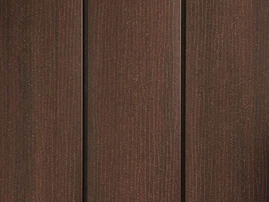 19x140 mm "Die Smarte Naturlinie", WPC, kastanienbraun, geprägte Oberfläche, ungebürstet
