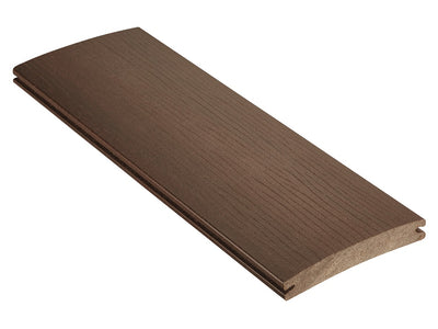 19×140mm "Die Smarte Naturlinie", WPC, kastanienbraun, geprägte Oberfläche, ungebürstet