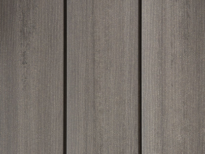 19x140 mm "Die Smarte Naturlinie", WPC, graphitgrau, geprägte Oberfläche, ungebürstet