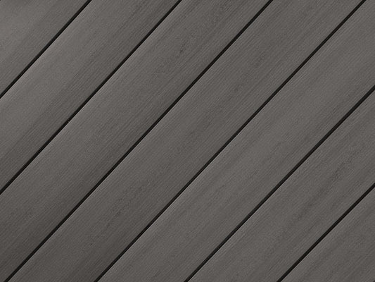 19x140 mm "Die Smarte Naturlinie", WPC, basaltgrau, geprägte Oberfläche, ungebürstet