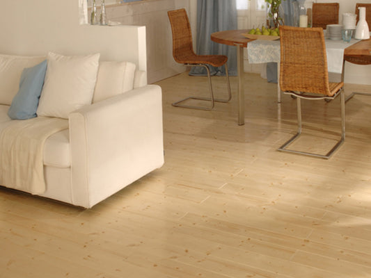 Fichte Schlossdielen, 27×190mm, Select, rundum Nut & Feder, mit Microfase Deckbreite 180mm