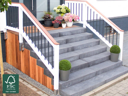 Cumaru Terrassendielen, 21×90mm, KD, glatt/glatt – Bild 7