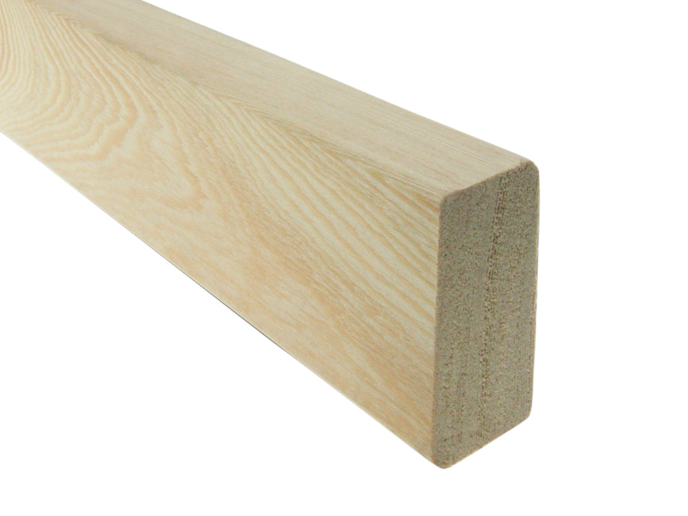 Sibirische Lärche Rhombusleisten, 21x68 mm, KD, glatt gehobelt, 15° Schräge, Kanten gerundet