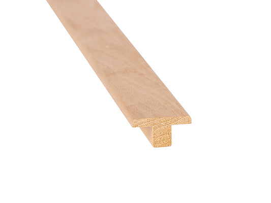 Erle Sauna Abdeckleiste T, 17x32 mm, unbehandelt, gehobelt, zur Abdeckung von Stößen
