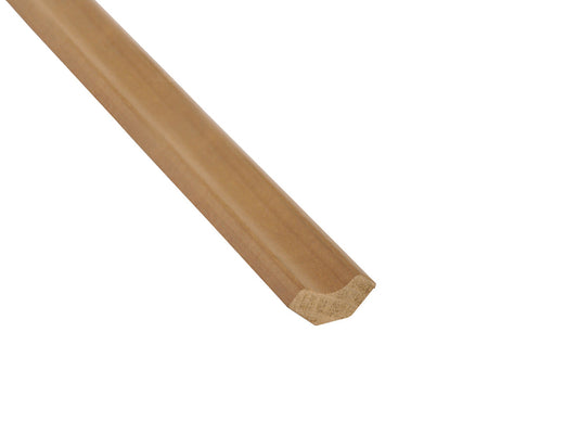 Thermoespe Innenecke "rund", 14x30 mm, ideal für den Saunabau, massiv, gehobelt