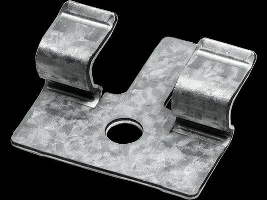 TIGA Starterclip für Rhombusleisten, Alu/Zink, inkl. Edelstahlschrauben, 50 Stk./Paket