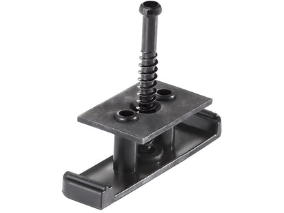 NATURinFORM Trag-System Klammerset, für Alu-Trag-System, 100 Stk./VE inkl. Schrauben 4,2×20mm schwarz,mit Bit u. Verlegehilfe – Bild 2