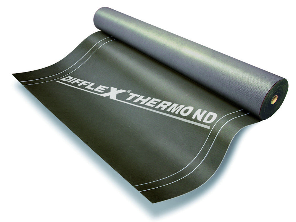BWK allform Dachunterdeckbahn DIFFLEX THERMO-ND SK (Selbstklebekante) 220 g/m², 1,50x50m, 75 m²/Rolle