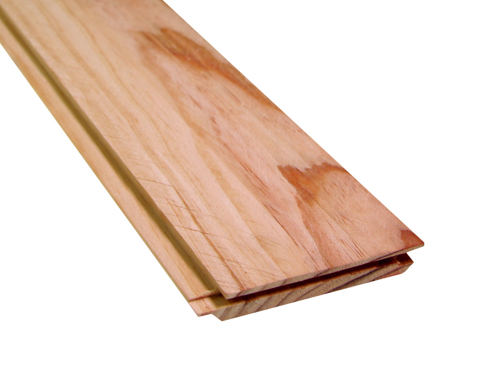 Kahrs Profilholz, Seekiefer, 10x97 mm, Rustikal, Fasebrett, unbehandelt, Bund à 10 Stück Deckbreite 90 mm
