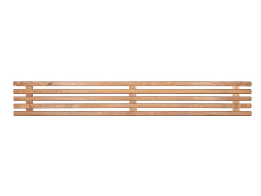Thermoespe Sauna Rückenlehne oben, Abmessung: 16x300x2050 mm