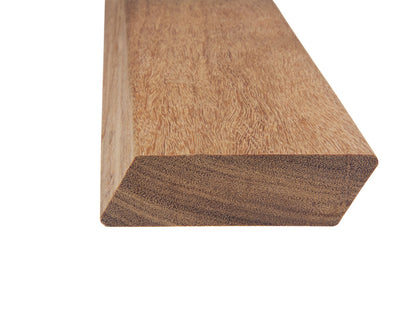 Cumaru Rhombusleisten, 20x65 mm, KD, 15° Schräge, gehobelt, Kanten gerundet