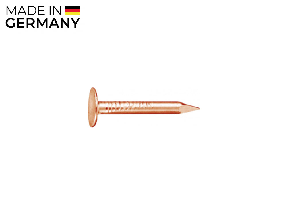 Pappnägel/ Schieferstifte, 2,8x25 mm, Kupfer (CU), 2,50 kg/Pack entspricht ca. 1475 Nägel