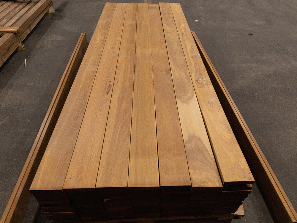 Guyana Ipe (Tanimbuca) Terrassendielen, 25×140mm, KD, glatt/glatt