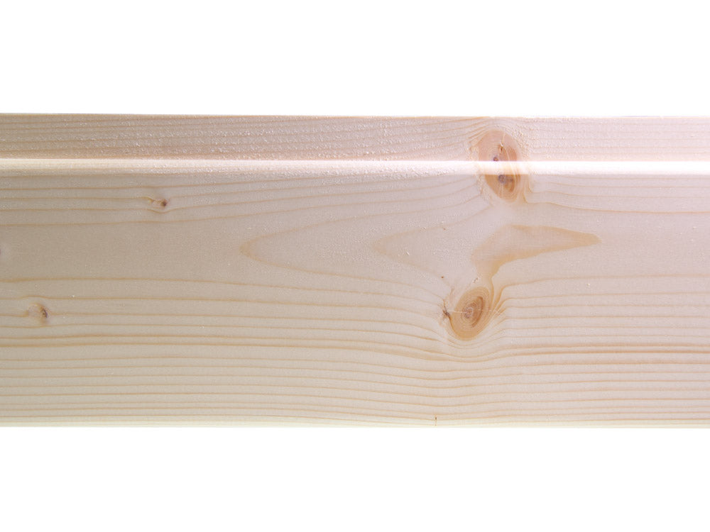 Fichte Profilholz Softline-Profil, 14×121mm KD, unbehandelt, A-Sortierung Deckbreite 111mm