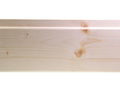 Fichte Profilholz Softline-Profil, 14×121mm KD, unbehandelt, A-Sortierung Deckbreite 111mm