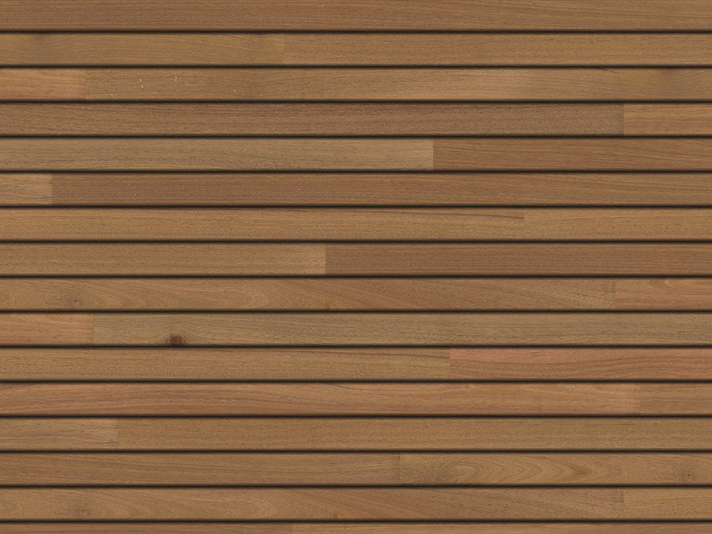 Guyana Teak (Basralocus) Terrassendielen, 21x90 mm, KD, glatt/glatt