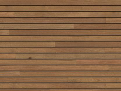 Guyana Teak (Basralocus) Terrassendielen, 21x90 mm, KD, glatt/glatt