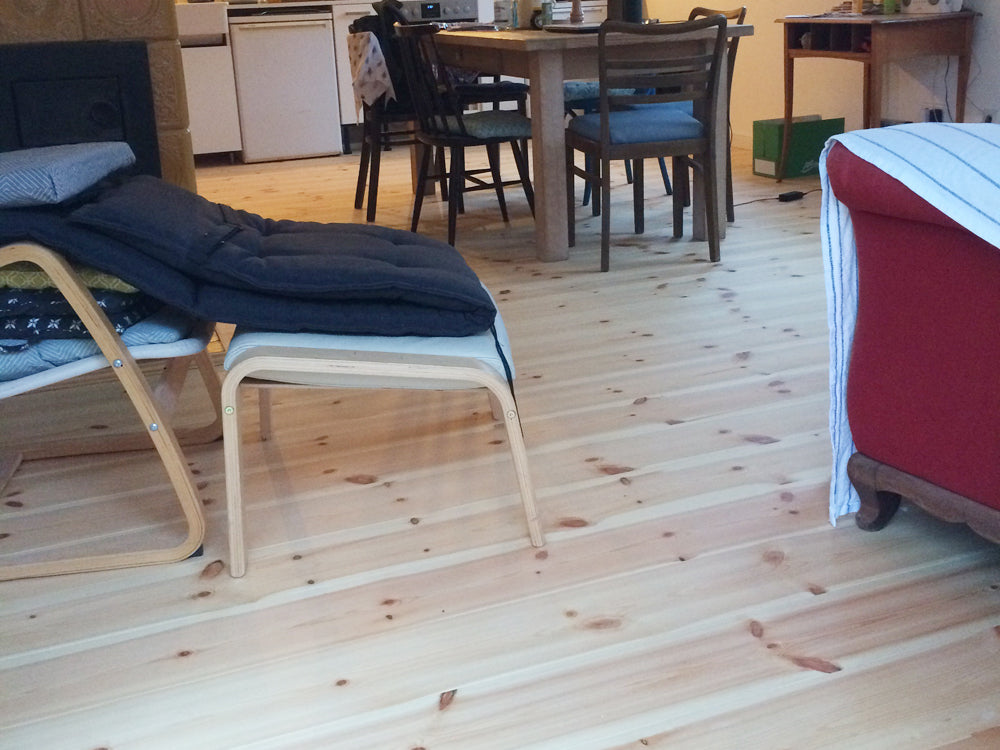 Kiefer Renovierungsdielen, 15x120 mm, Rustikal, rundum Nut & Feder, mit Microfase Deckbreite 110 mm