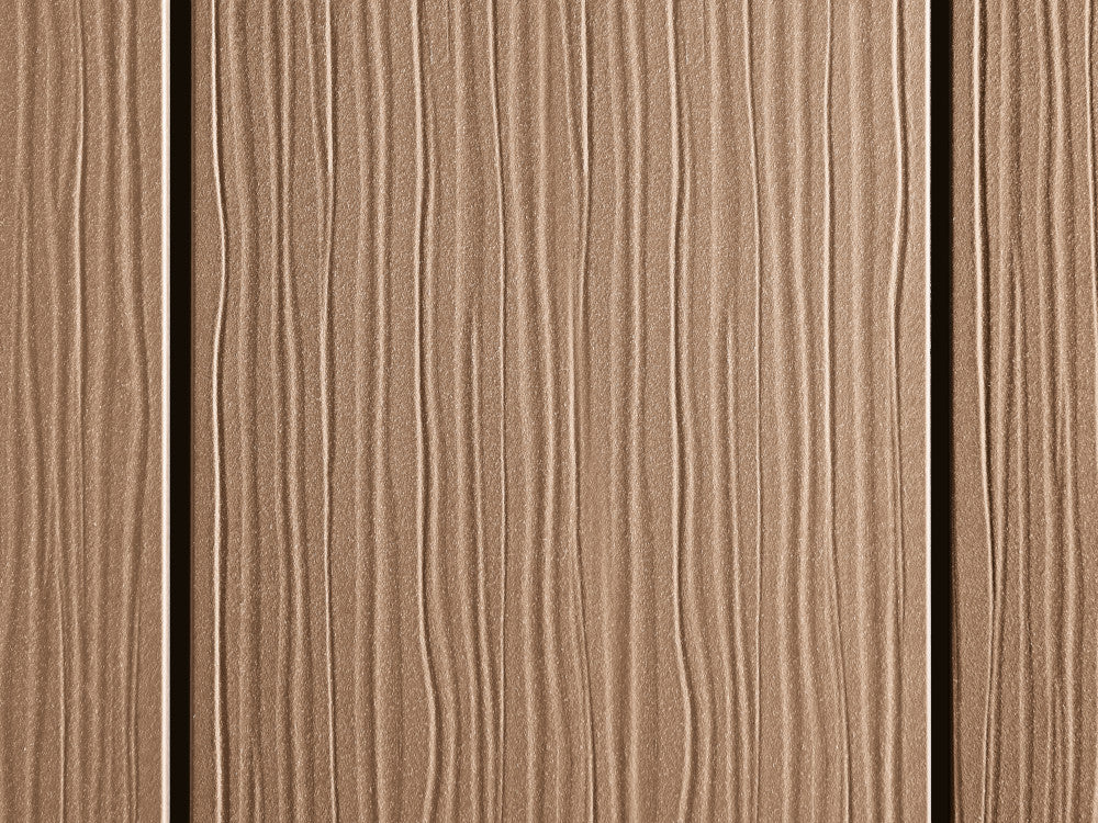 "Die Exklusive Large" WPC Terrassendielen,  21x245 mm Terrabraun, eins. gep., matt, Vollprofil