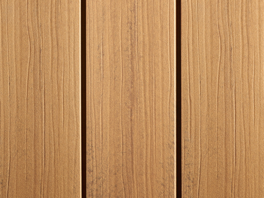 "Die Exklusive" WPC Terrassendielen, 21×162mm, Eichenbraun, einseitig geprägt, matt, Vollprofil – Bild 3