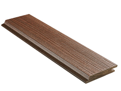 18×103mm NATURinFORM WPC Fassadenprofil, "Die Gestaltende Exklusiv XL", Kastanienbraun, einseitig geprägt, matt, Deckmaß: 99mm
