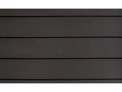 KAHRS WPC Zaunfeld-Set "Lübeck", anthrazit, 12 Zaunbretter 20×161mm, inkl. Alustart- & Endleiste in silber + Fixierungss