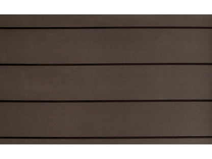 KAHRS WPC Zaunfeld-Set "Lübeck", braun, 12 Zaunbretter 20×161mm, inkl. Alustart- & Endleiste in anthrazitbraun + Fixieru