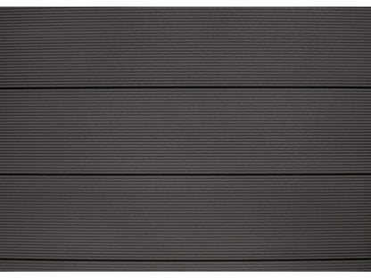 KAHRS WPC Zaunfeld-Set "Lübeck XL", anthrazit, 6 Zaunbretter 20×307mm, inkl. Alustart- & Endleiste in anthrazitbraun + F