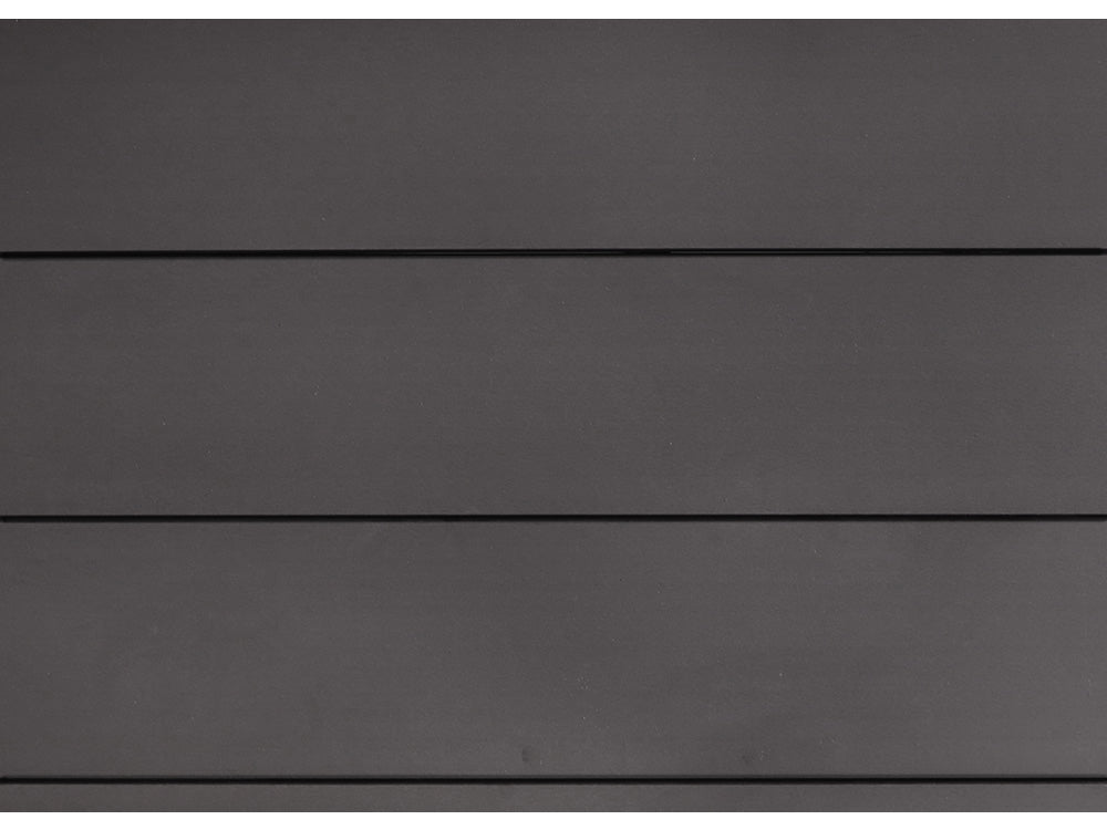 KAHRS WPC Zaunfeld-Set "Lübeck XL", anthrazit, 6 Zaunbretter 20×307mm, inkl. Alustart- & Endleiste in anthrazitbraun + F