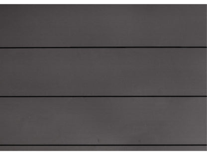 KAHRS WPC Zaunfeld-Set "Lübeck XL", anthrazit, 6 Zaunbretter 20×307mm, inkl. Alustart- & Endleiste in silber + Fixierung