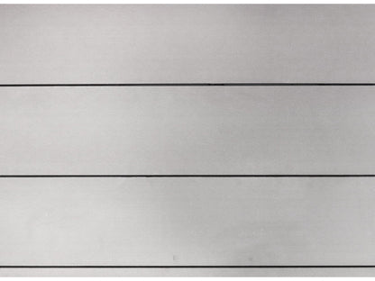 KAHRS WPC Zaunfeld-Set "Lübeck XL", grau, 6 Zaunbretter 20×307mm, inkl. Alustart- & Endleiste in anthrazitbraun + Fixier